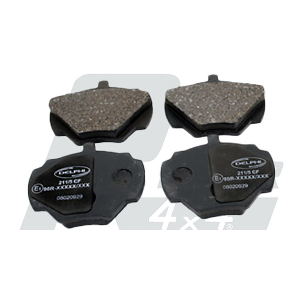 Pastiglie Freno Anteriori ROTINGER RT 2PD22402 – Set Da 4, Omologate ECE R90, Compatibili Con Ricambi Originali