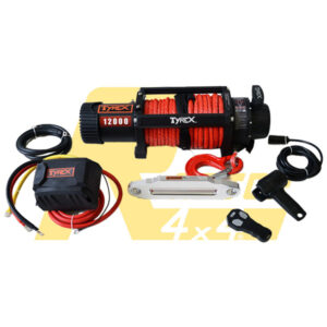 VERRICELLO TYREX 12000 LB CAVO SINTETICO 12V SERIE BLACK